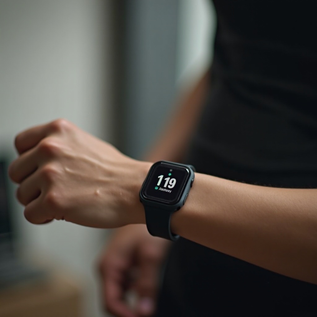 glory fit smart watch not counting steps